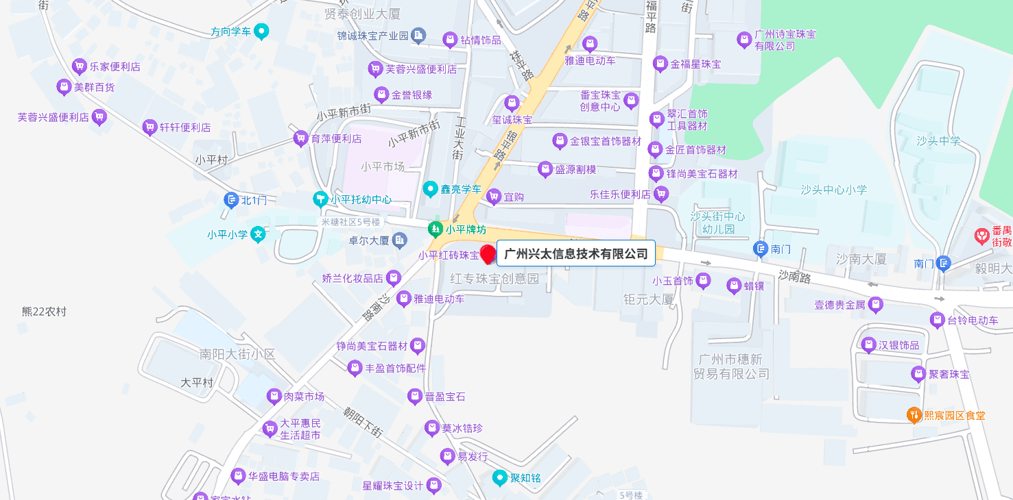 公司位置地图:广州市番禺区沙头街沙南路153号