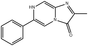 2-甲基-6-苯基-3,7-二氢咪唑并[1,2-a]吡嗪-3-酮 结构式
