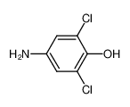 2,6-二氯-4-氨基苯酚 结构式