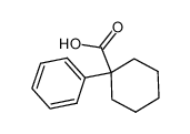 1-苯基-1-环己烷甲酸 结构式