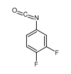 3,4-二氟苯异氰酸酯 结构式