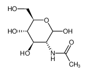 N-乙酰氨基葡萄糖 结构式