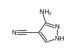3-氨基-4-氰基吡唑 结构式