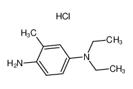 4-(二乙基氨基)邻甲苯胺单盐酸盐 结构式