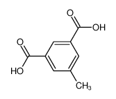 5-甲基间苯二甲酸 结构式