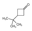 3-叔丁基环丁酮 结构式