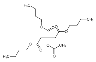 77-90-7 乙酰柠檬酸三丁酯 结构式