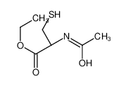 N-乙酰-L-半胱氨酸乙酯 结构式