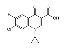 环丙羧酸 结构式