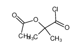 2-乙酰氧基异丁酰氯 结构式