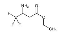 3-氨基-4,4,4-三氟丁酸乙酯 结构式