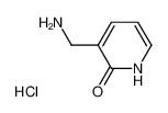 3-氨甲基吡啶-2-酮盐酸盐 结构式