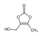 4-(羟甲基)-5-甲基-[1,3]二氧杂环戊烯-2-酮 结构式