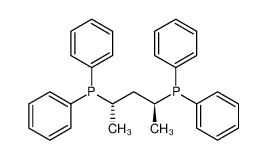(2S,4S)-2,4-双(二苯基膦)戊烷 结构式