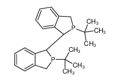 (1R,1′R,2S,2′S)-2,2′-二叔丁基-2,3,2′,3′-四氢-1H,1′H-(1,1′)二异磷哚 结构式