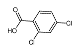 2,4-二氯苯甲酸 结构式