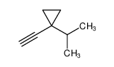 1-ethynyl-1-(propan-2-yl)cyclopropane 结构式