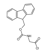 N-Fmoc-甘氨酰氯 结构式