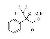 (R)-(-)-α-甲氧基-α-(三氟甲基)苯乙酰氯 结构式