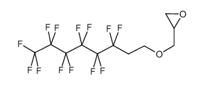 3-[(2-全氟己基)乙氧基]-1,2-环氧丙烷 结构式