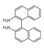 1,1′-联萘-2,2′-二胺 结构式