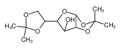 二丙酮-D-葡萄糖 结构式