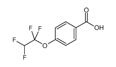 4-(1,1,2,2-四氟乙氧基)苯甲酸 结构式