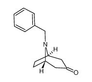 N-苄基去甲托品酮 结构式