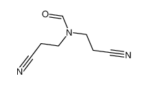 N,N-双(2-氰乙基)甲酰胺 结构式