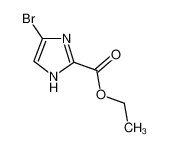 5-溴咪唑-2-甲酸乙酯 结构式