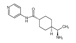 trans-4-((R)-1-氨基乙基)-N-(吡啶-4-基)环己烷甲酰胺 结构式