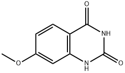 7-甲氧基喹唑啉-2,4-二酮 结构式