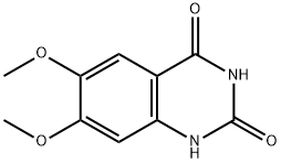 6,7-二甲氧基喹唑啉-2,4-二酮 结构式