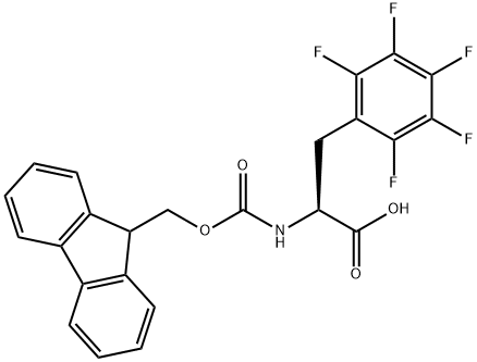 N-Fmoc-五氟-L-苯基丙氨酸 结构式