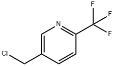 5-氯甲基-2-三氟甲基吡啶 结构式