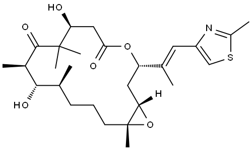 埃博霉素B 结构式