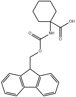 1-(Fmoc-氨基)环己甲酸 结构式