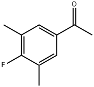 1-(4-氟-3,5-二甲基苯基)乙酮 结构式