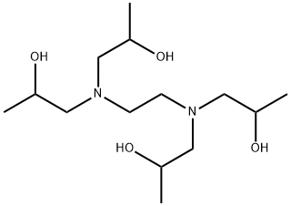 N,N,N,N-四(2-羟基丙基)乙二胺 结构式
