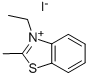 3-乙基-2-甲基碘化苯并噻唑鎓 结构式