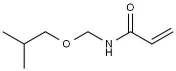 N-(异丁氧基甲基)丙烯酰胺 结构式