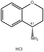 (S)-4-氨基色满盐酸盐 结构式