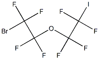 1-溴-2-(2-碘四氟乙氧基)四氟乙烷 结构式