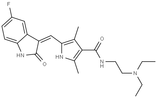 舒尼替尼 结构式