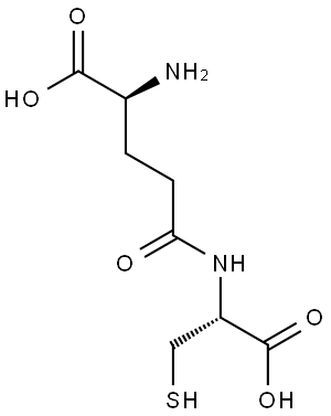 γ-L-谷氨酰-L-半胱氨酸 结构式