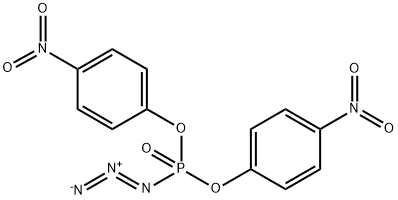 叠氮磷酸二(对硝基苯)酯 结构式