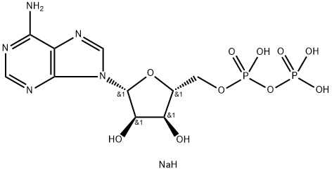腺苷-5′-二磷酸钠盐 结构式