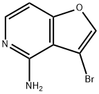 3-溴呋喃并[3,2-c]吡啶-4-胺 结构式