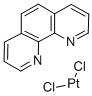 二氯(1,10-菲咯啉)铂(II) 结构式