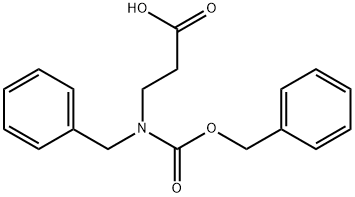 苄氧羰基-N-苄基-Beta-丙氨酸 结构式